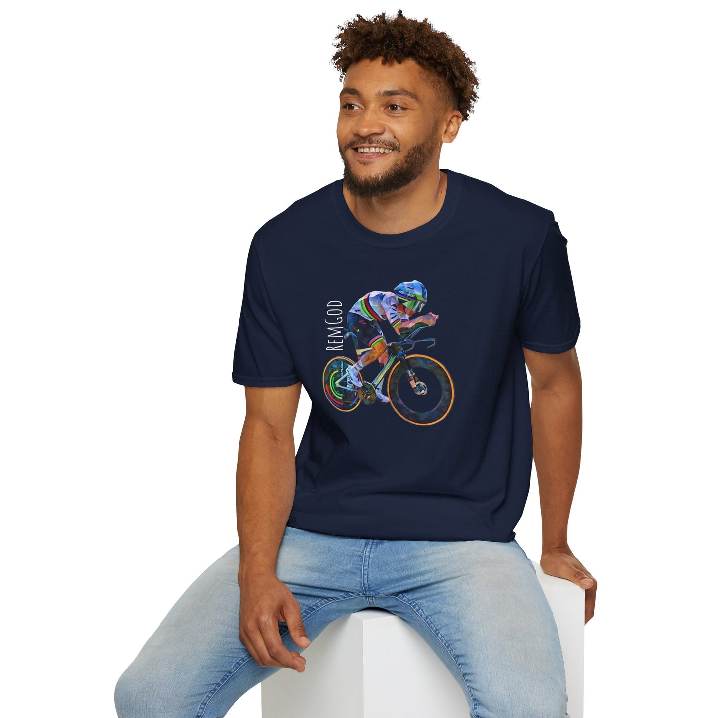 REMGod " Remco Evenepoel the cronoman" - Unisex Softstyle T-Shirt
