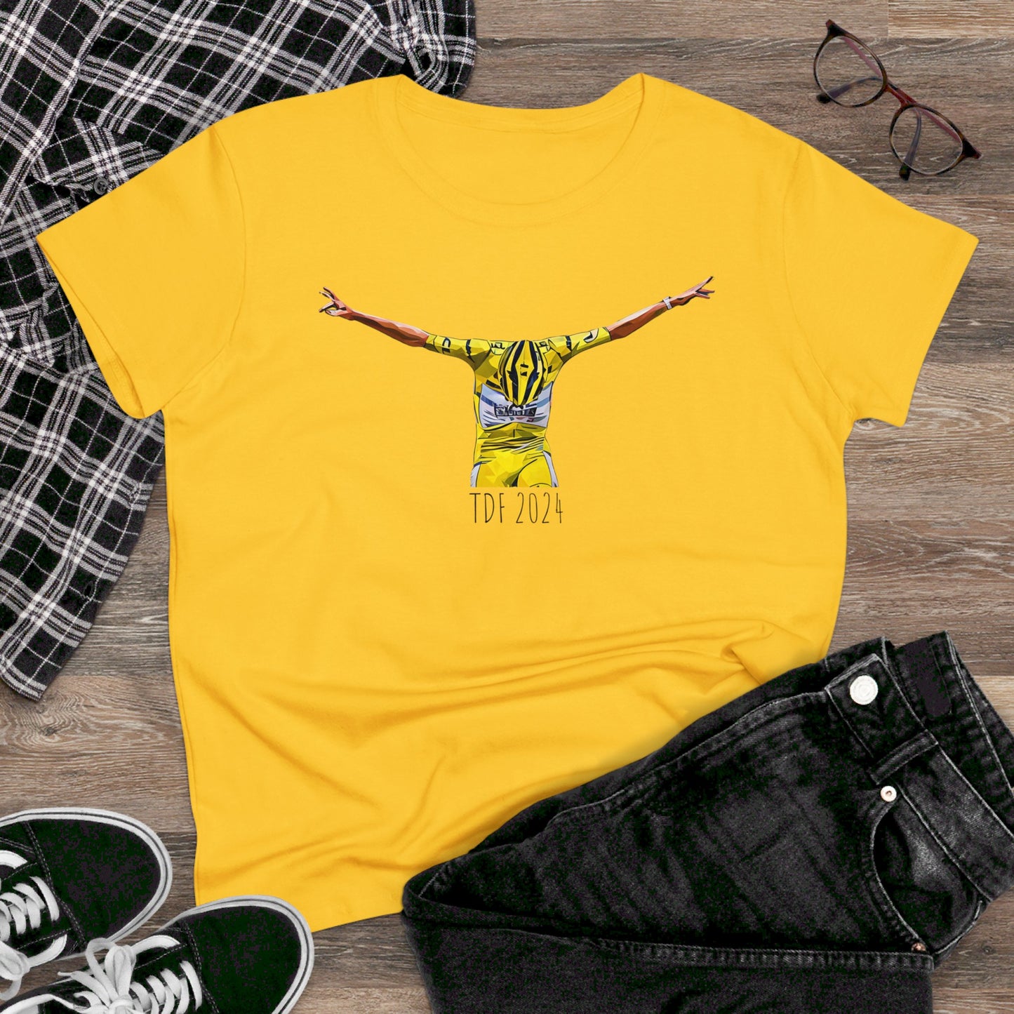 Tadej Pogacar vincitore al Tour de France - Donna t-shirt