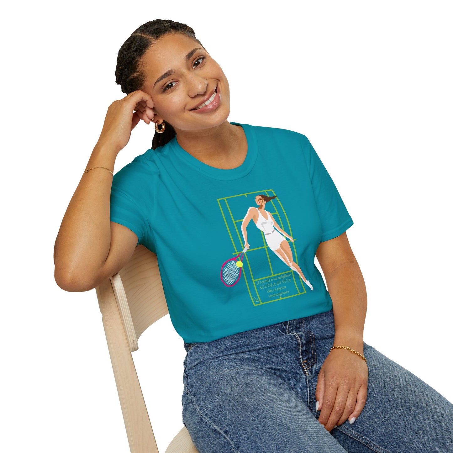 Tennis Scuola di Vita T-Shirt – Unisex