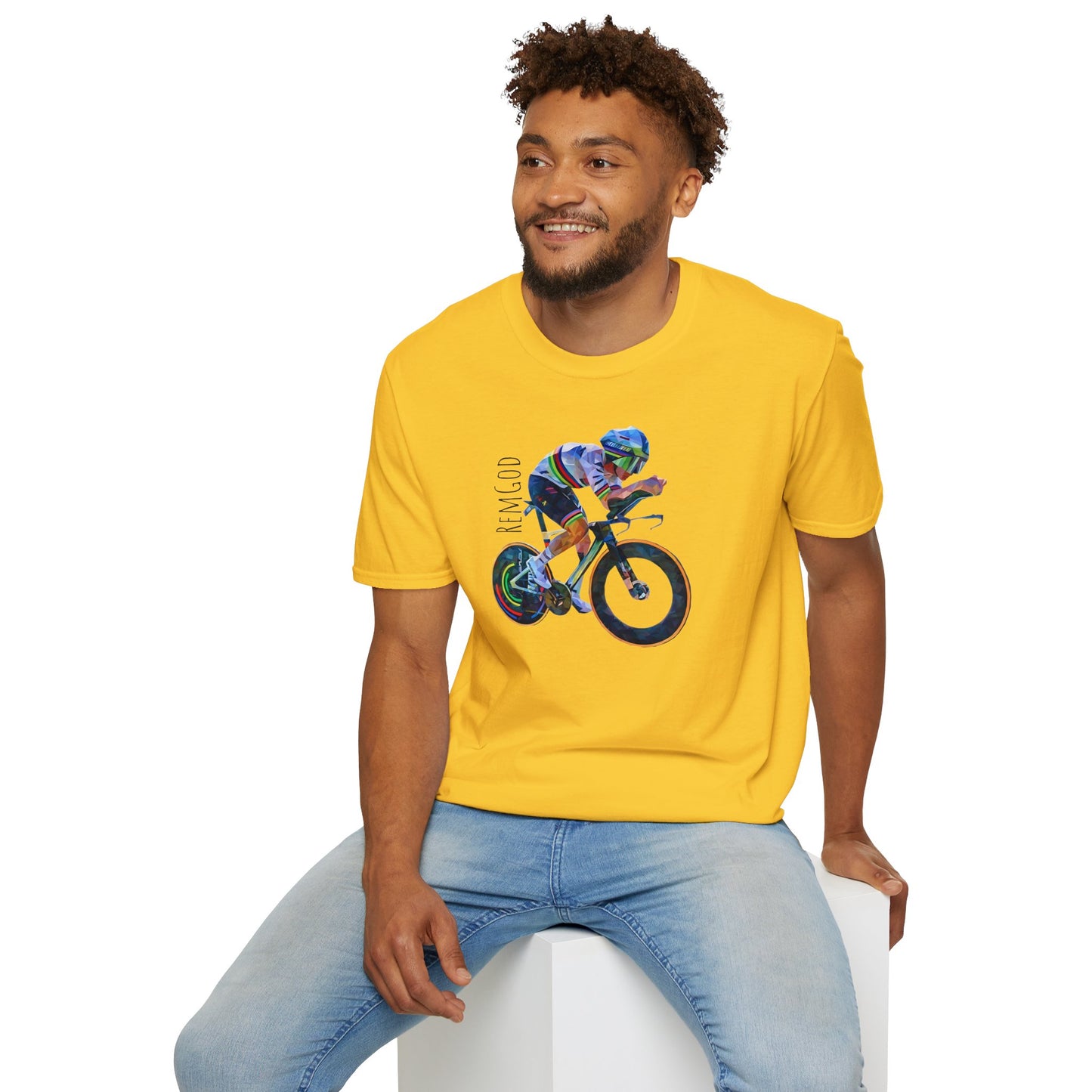 REMGod " Remco Evenepoel the cronoman" - Unisex Softstyle T-Shirt