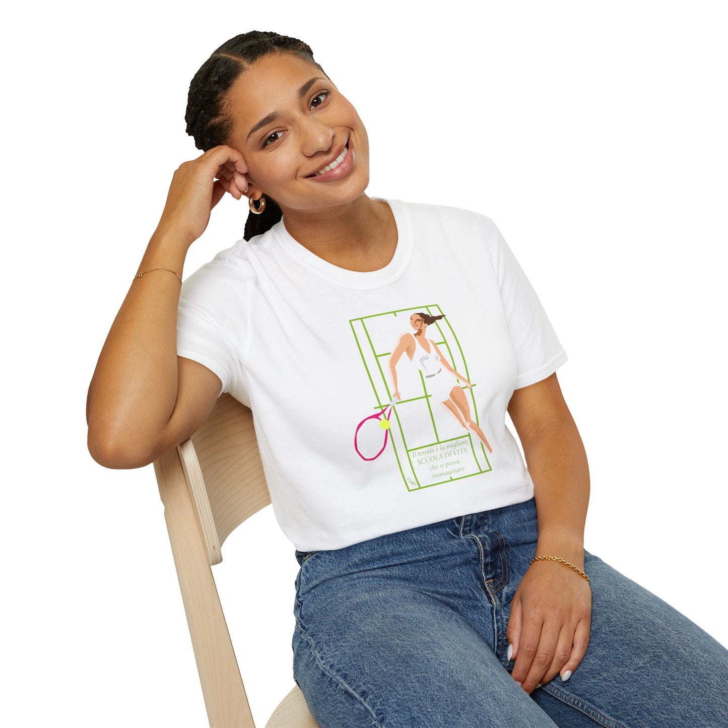 Tennis Scuola di Vita T-Shirt – Unisex