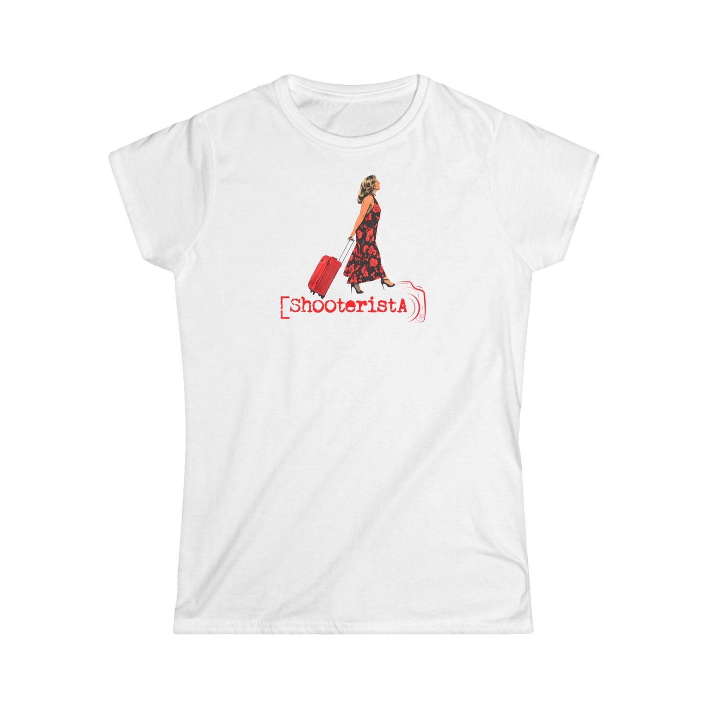 Shooterista con il Trolley T-Shirt – Donna