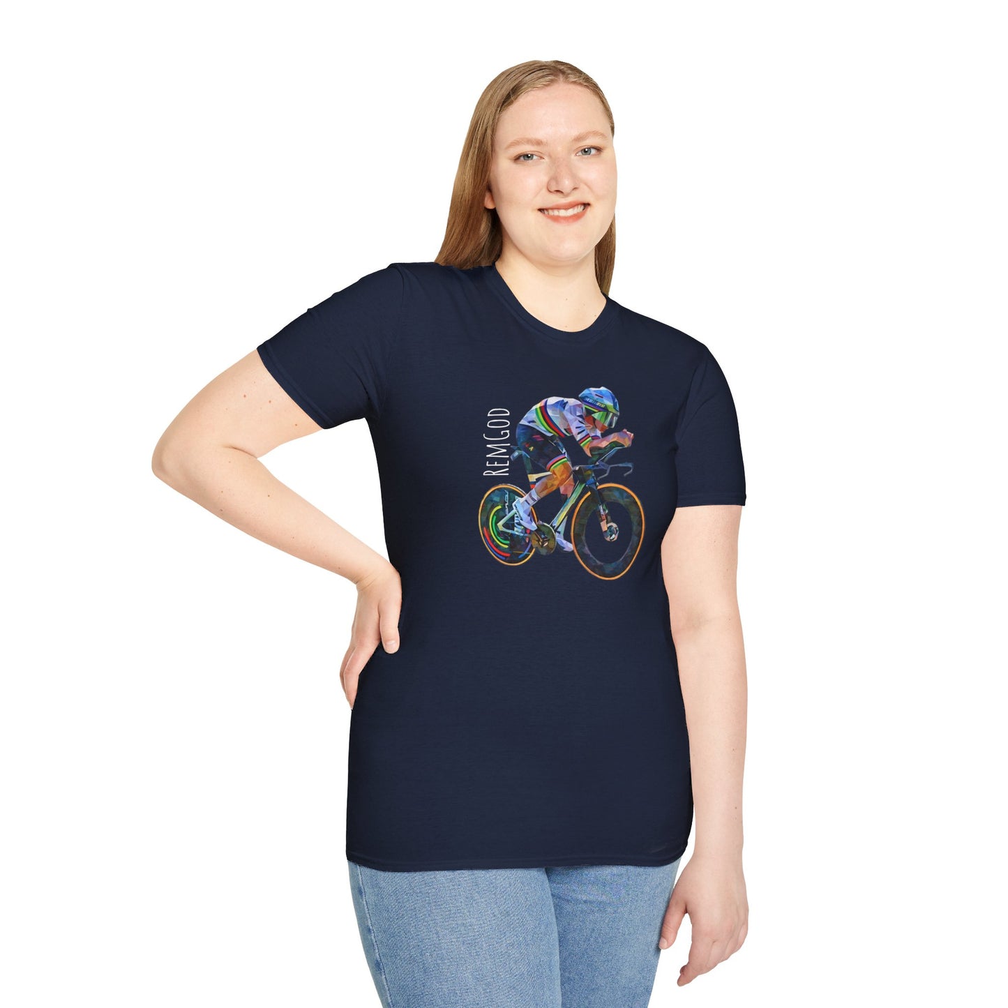 REMGod " Remco Evenepoel the cronoman" - Unisex Softstyle T-Shirt