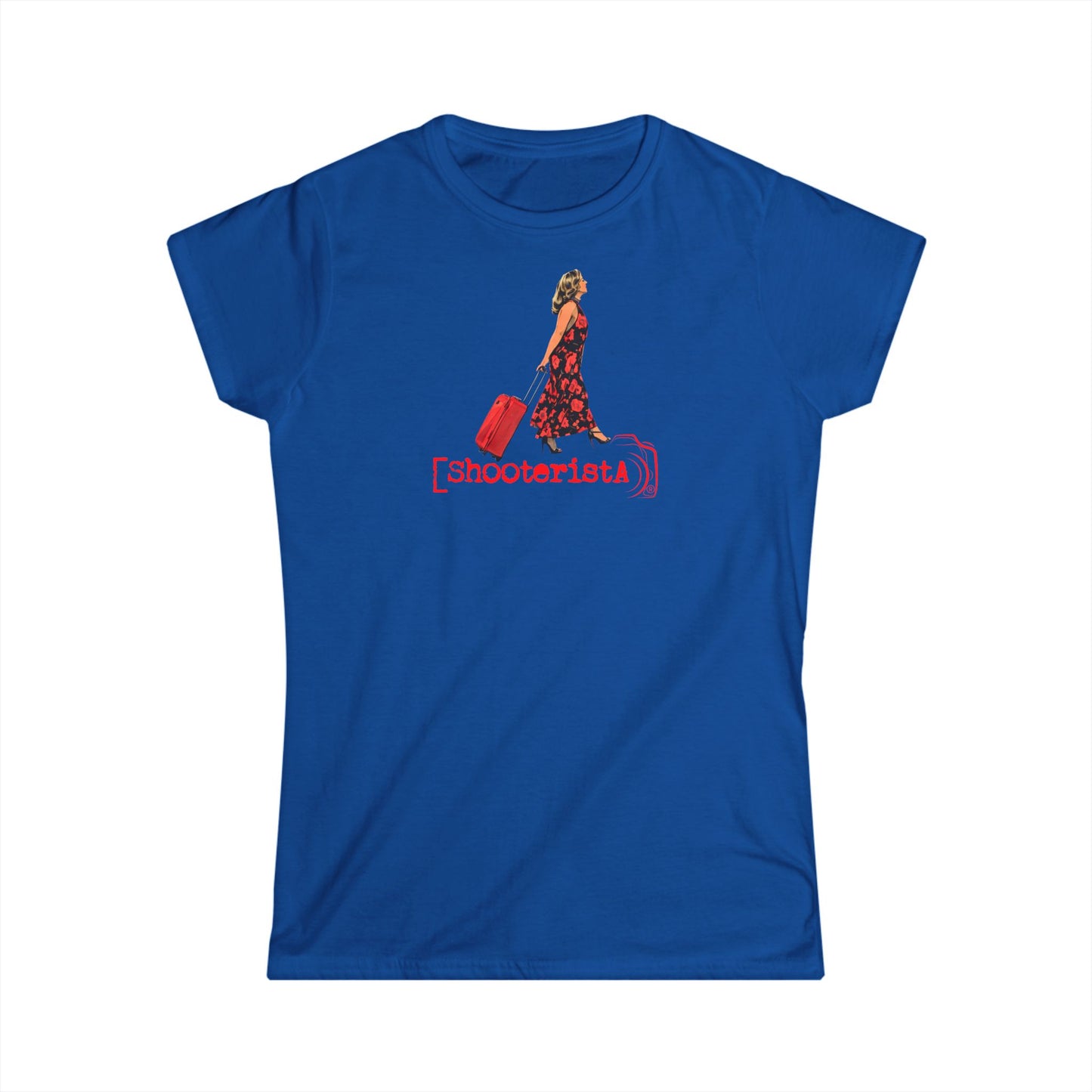 Shooterista con il Trolley T-Shirt – Donna