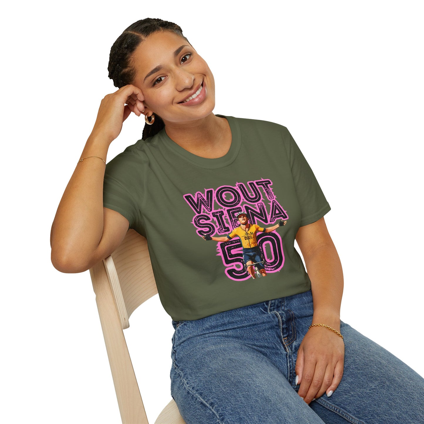 Wout van Aert 50" – T-shirt Unisex da Leggenda
