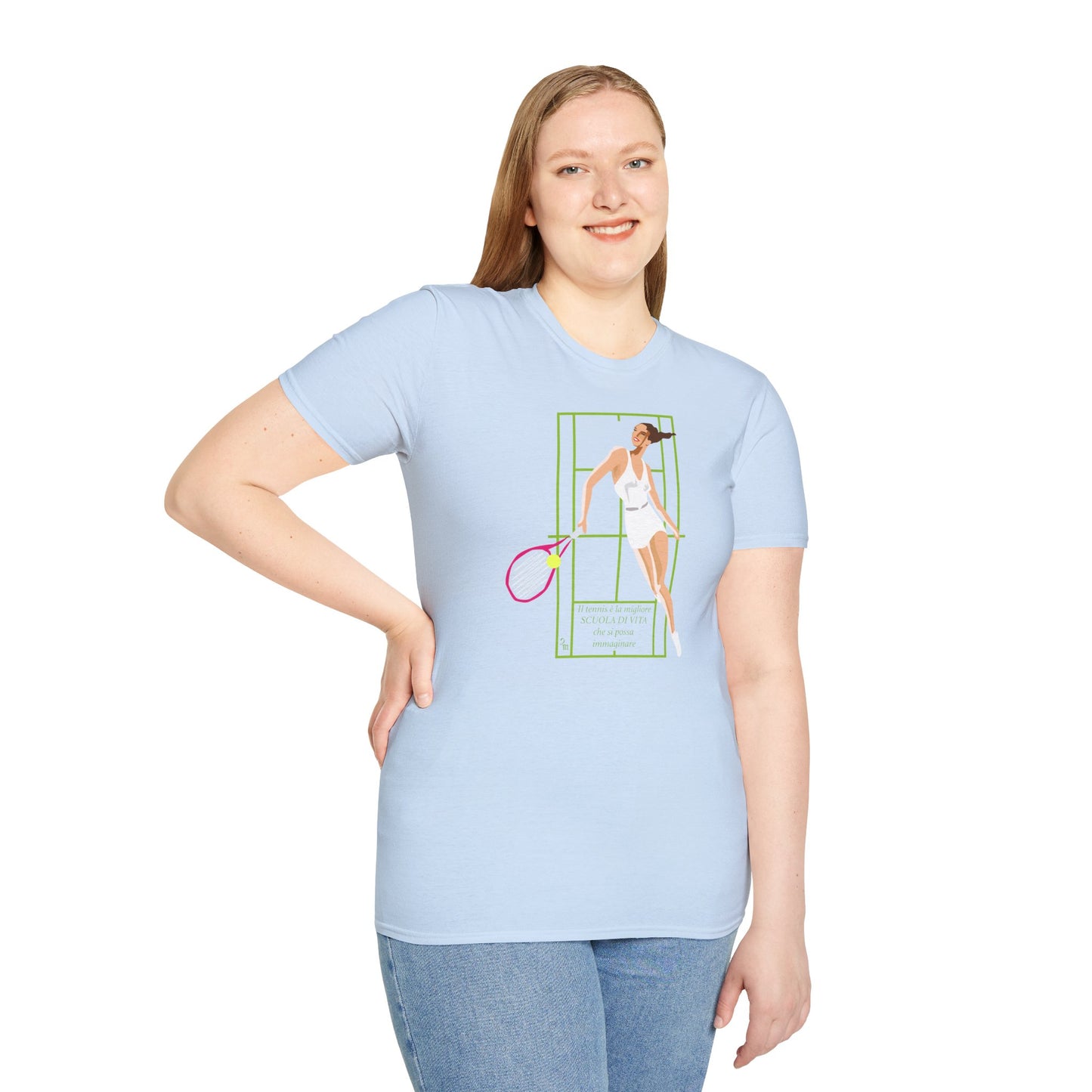 Tennis Scuola di Vita T-Shirt – Unisex