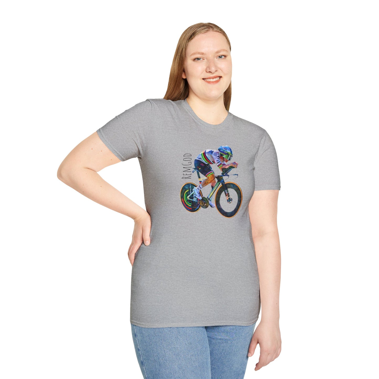 REMGod " Remco Evenepoel the cronoman" - Unisex Softstyle T-Shirt