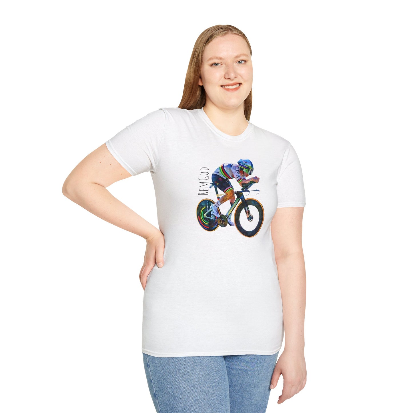 REMGod " Remco Evenepoel the cronoman" - Unisex Softstyle T-Shirt