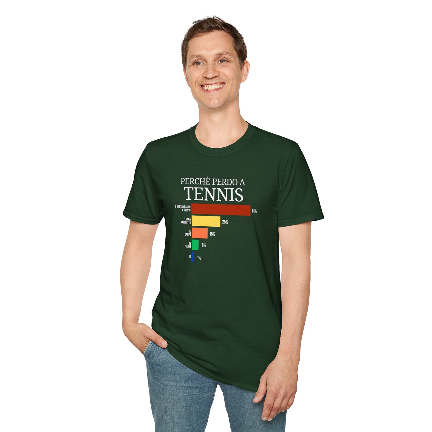 Perchè perdo a Tennis - T-shirt