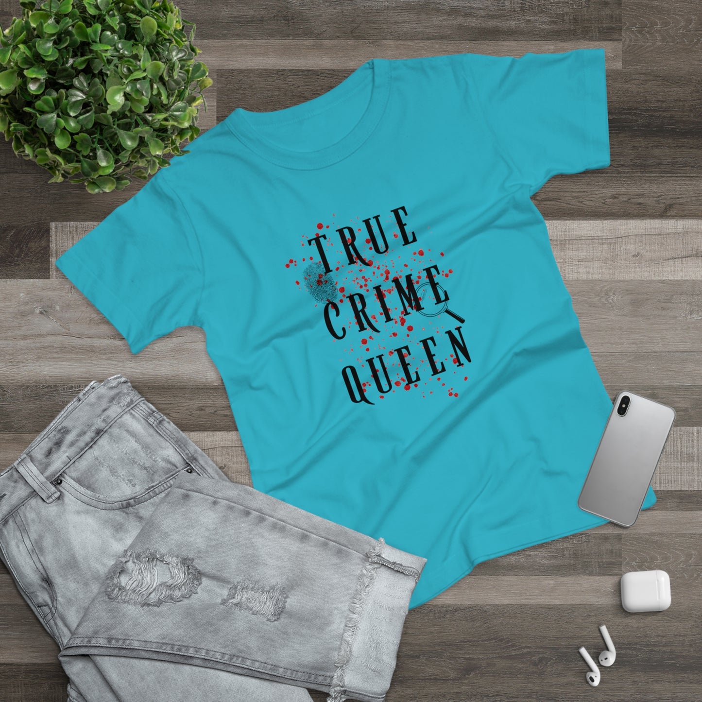 True Crime Queen -T-Shirt Donna