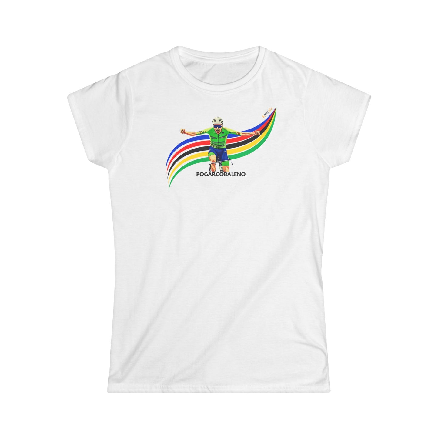 Pogarcobaleno omaggio alla vittoria del mondiale 2024 - T-shirt donna