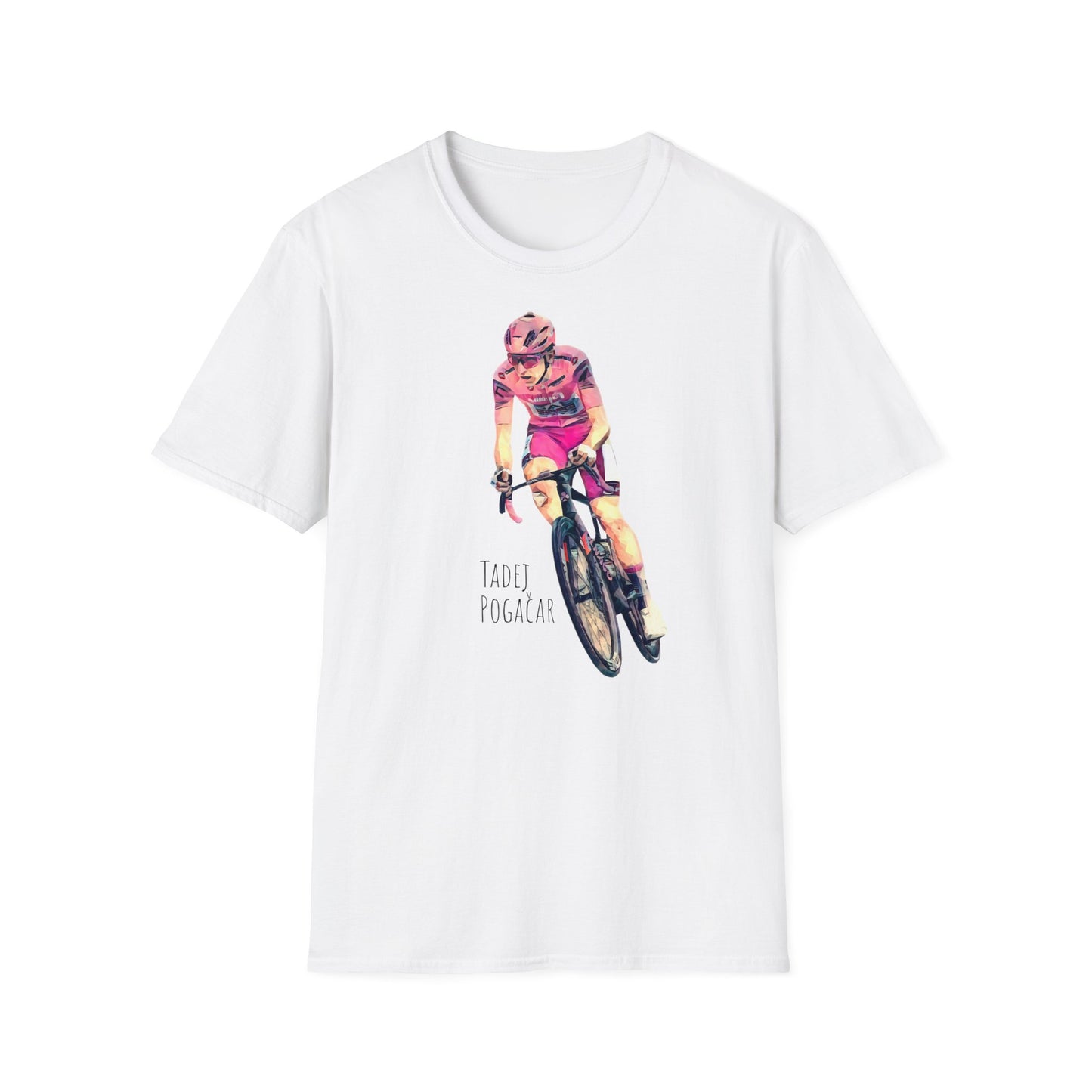 Tadej Pogacar in maglia rosa | appassionati di ciclismo