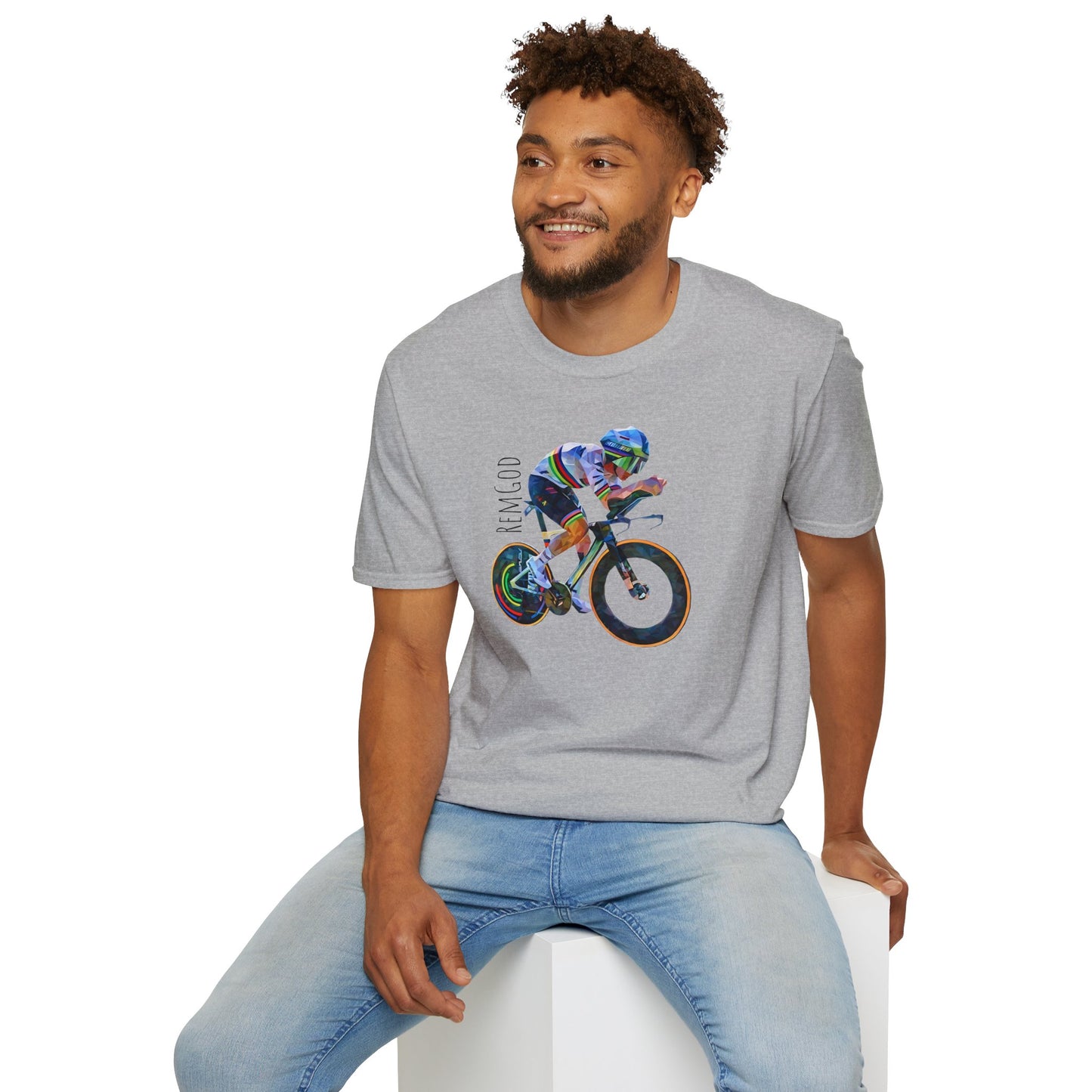 REMGod " Remco Evenepoel the cronoman" - Unisex Softstyle T-Shirt