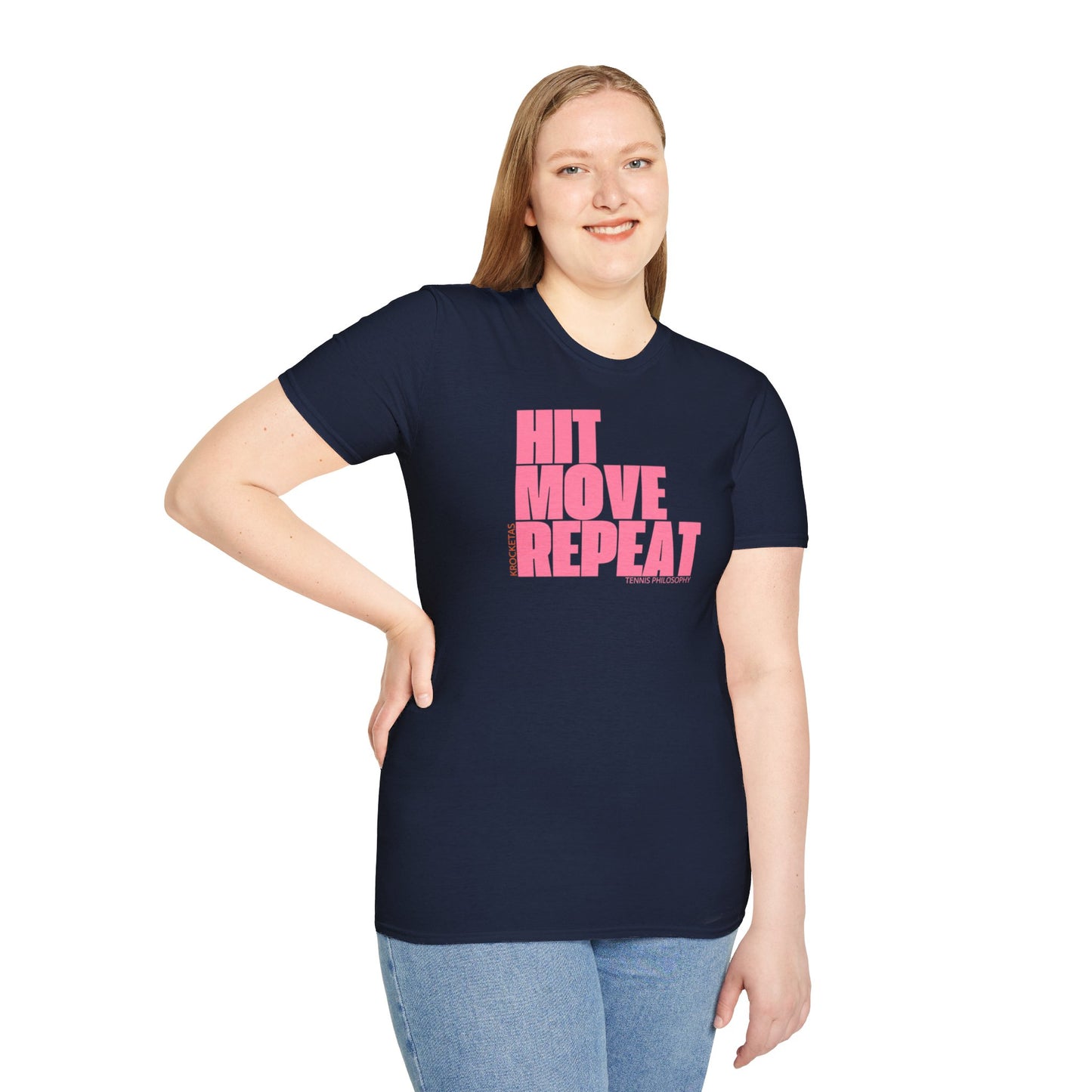 Hit Move Repeat - Tennis Philosophy Unisex