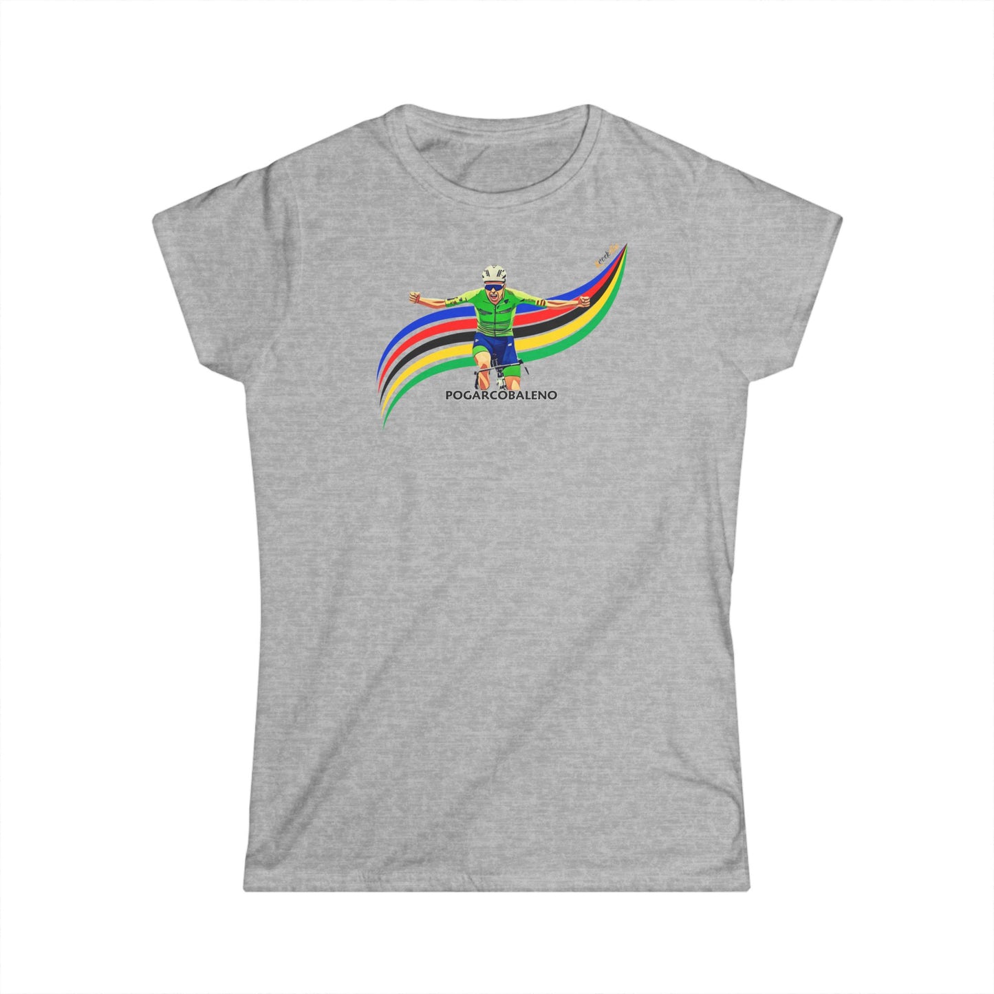 Pogarcobaleno omaggio alla vittoria del mondiale 2024 - T-shirt donna
