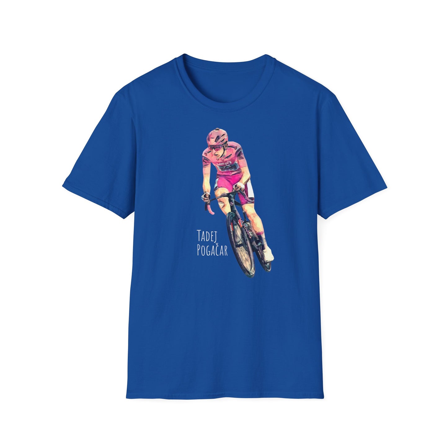 Tadej Pogacar in maglia rosa | appassionati di ciclismo