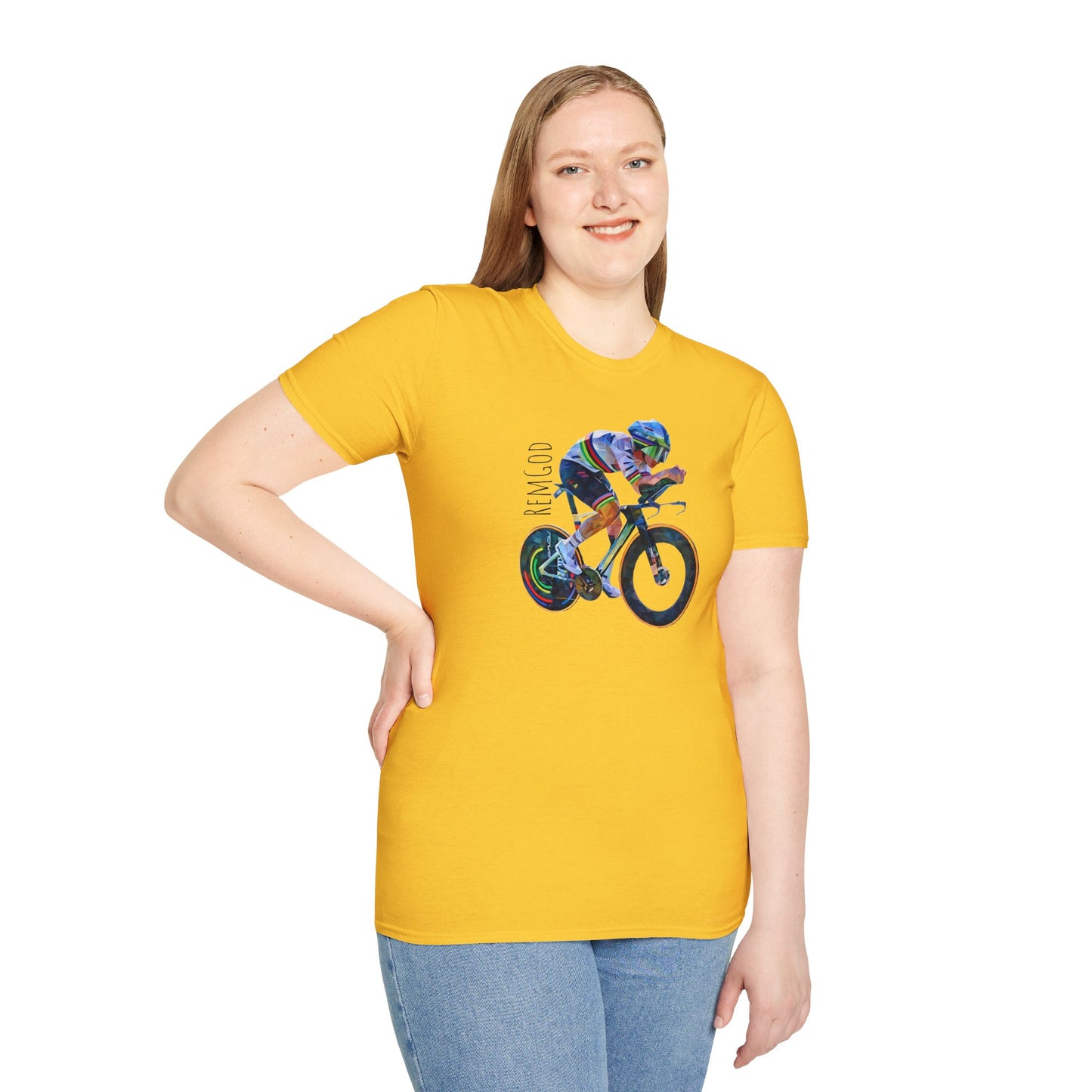 REMGod " Remco Evenepoel the cronoman" - Unisex Softstyle T-Shirt