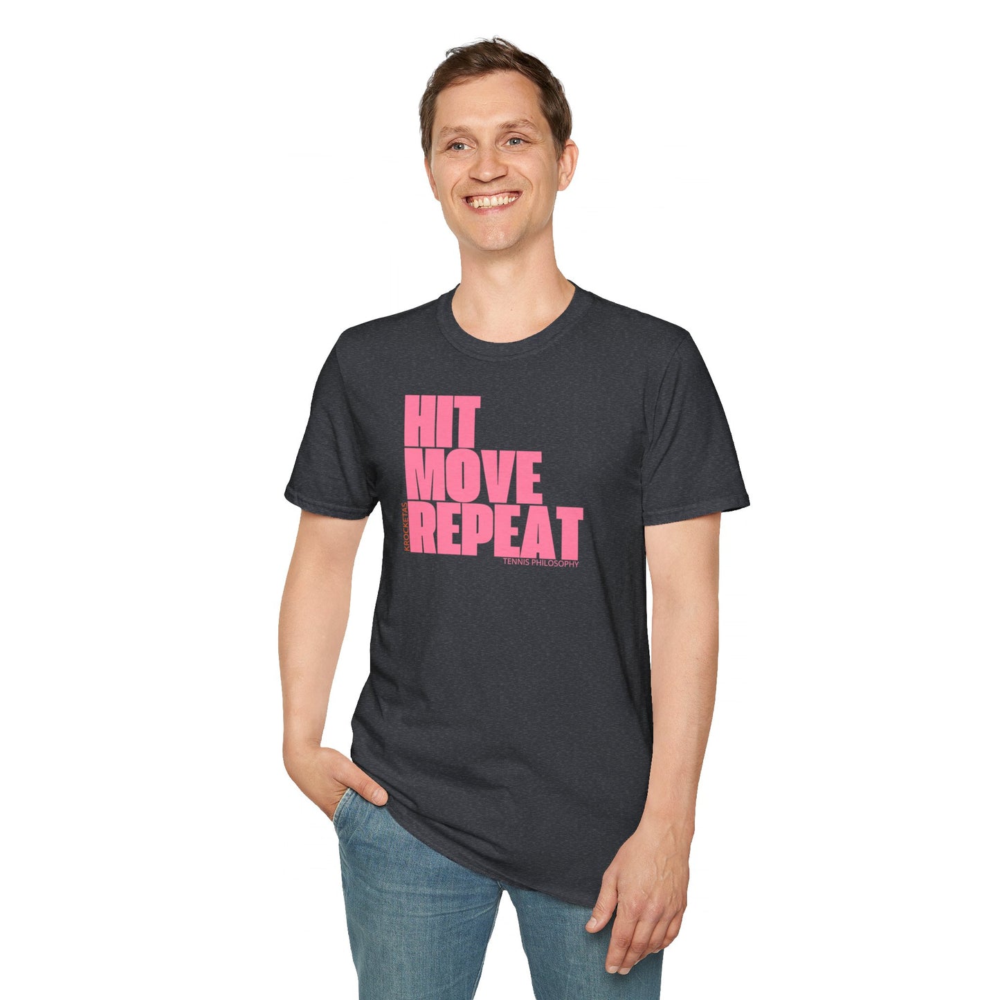 Hit Move Repeat - Tennis Philosophy Unisex