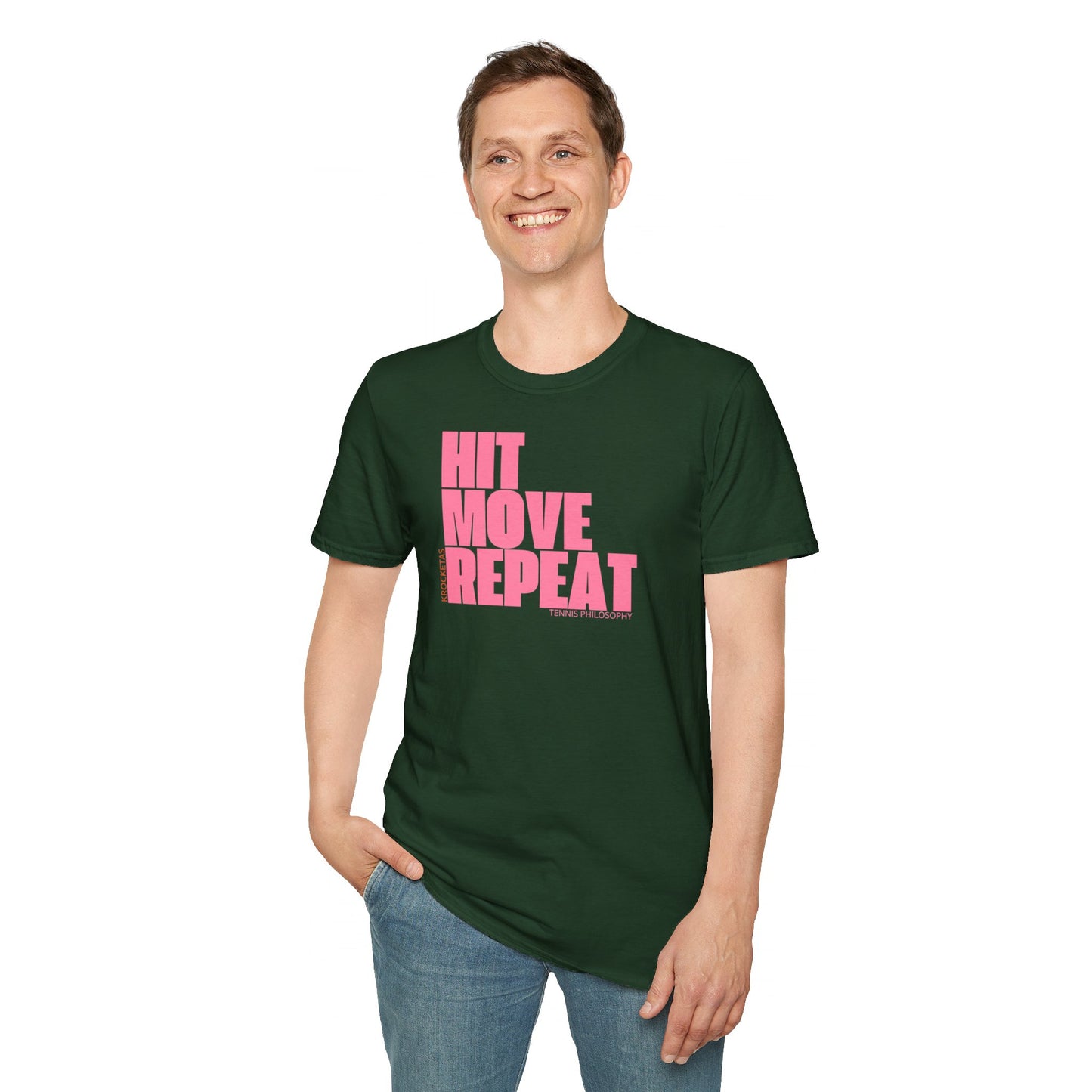 Hit Move Repeat - Tennis Philosophy Unisex
