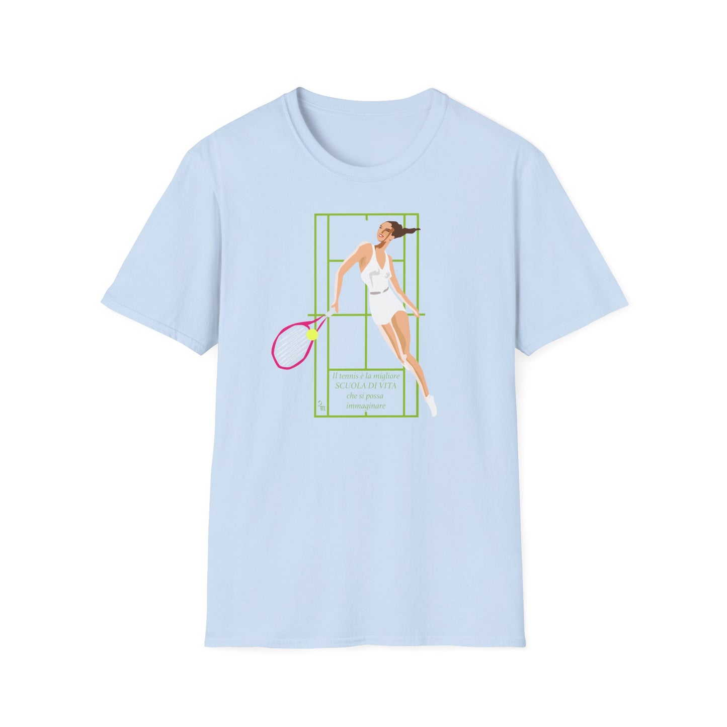 Tennis Scuola di Vita T-Shirt – Unisex