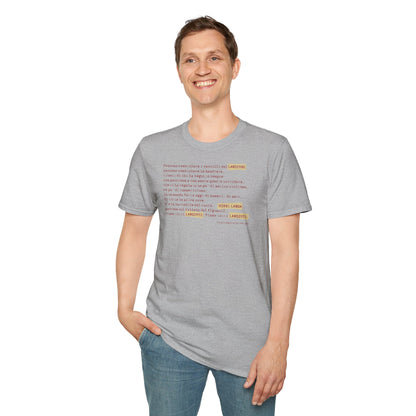 Siamo Tutti Landisti, telecronaca iconica di Luca  Gregorio T-shirt