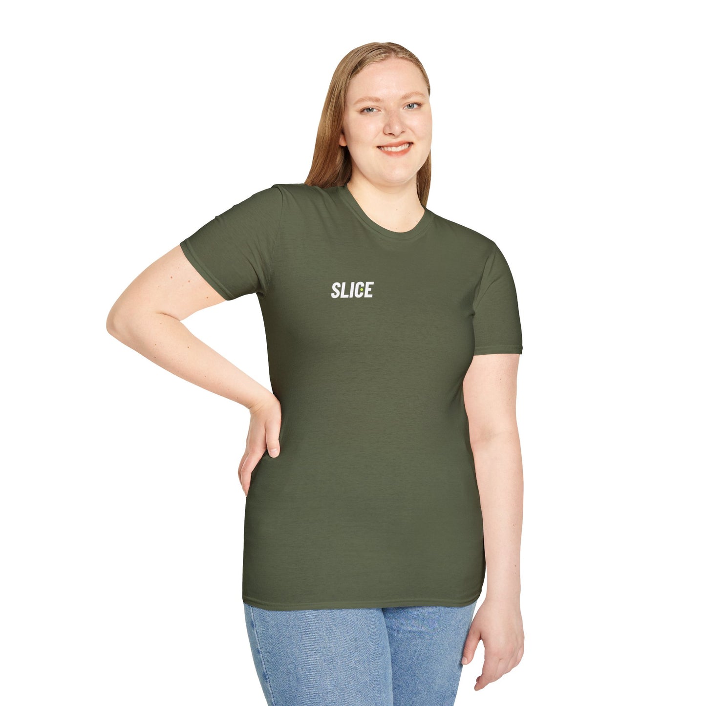 Slice "Tennis told well" unisex T-shirt