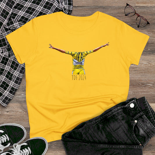 Tadej Pogacar vincitore  al Tour de France - Donna t-shirt