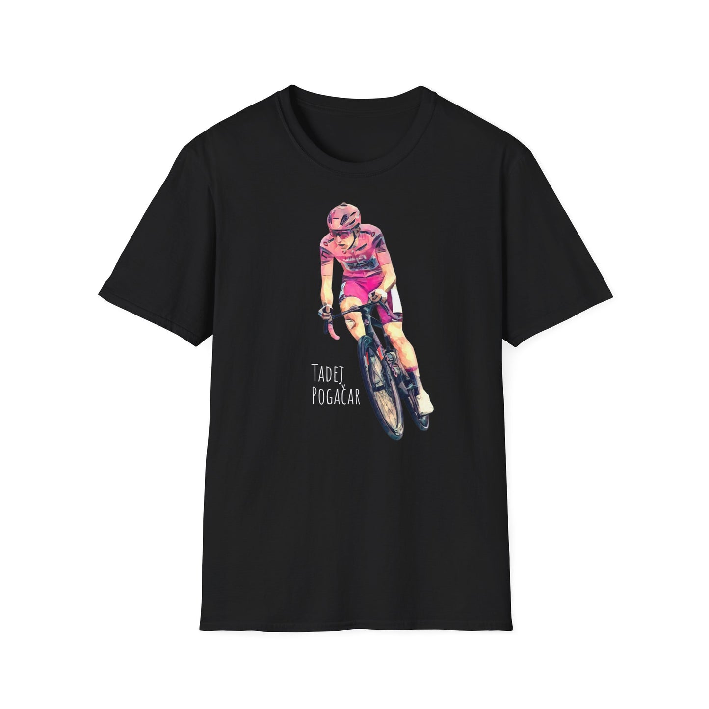 Tadej Pogacar in maglia rosa | appassionati di ciclismo