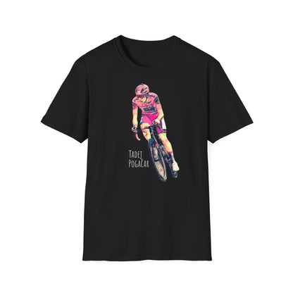 Tadej Pogacar in maglia rosa | appassionati di ciclismo
