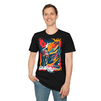 Marco Pantani legend Tshirt - design unico artista 2M
