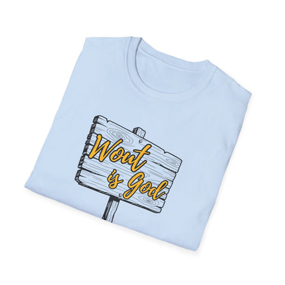 Wout Is God – T-Shirt for True Cycling Devotees