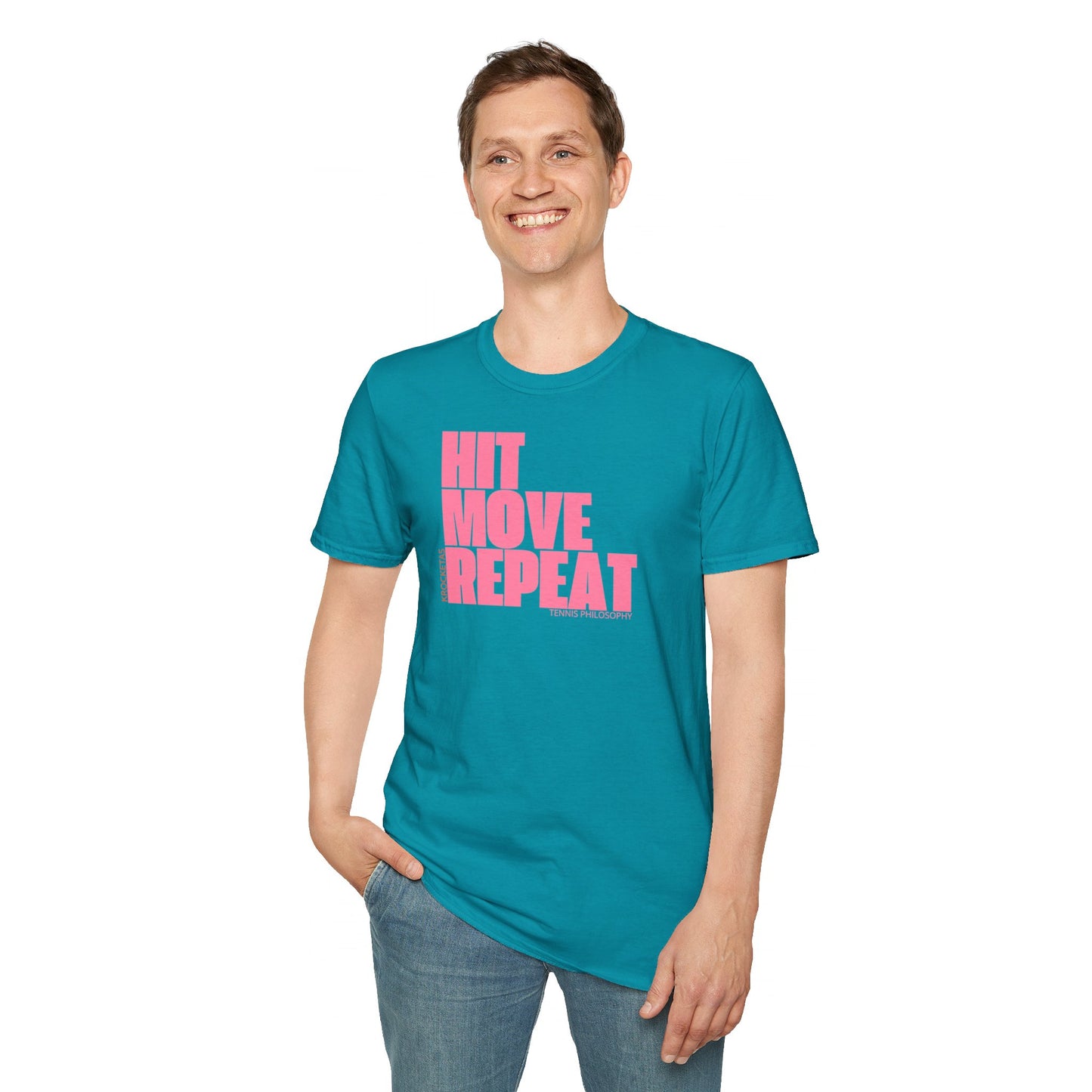 Hit Move Repeat - Tennis Philosophy Unisex