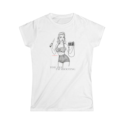 Retro Dangerous Pin-Up – T-shirt Donna