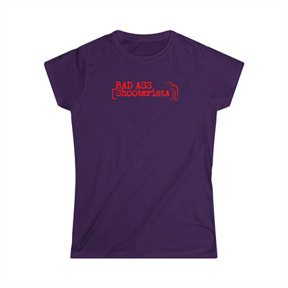 Bad Ass Shooterista Woman T-shirt