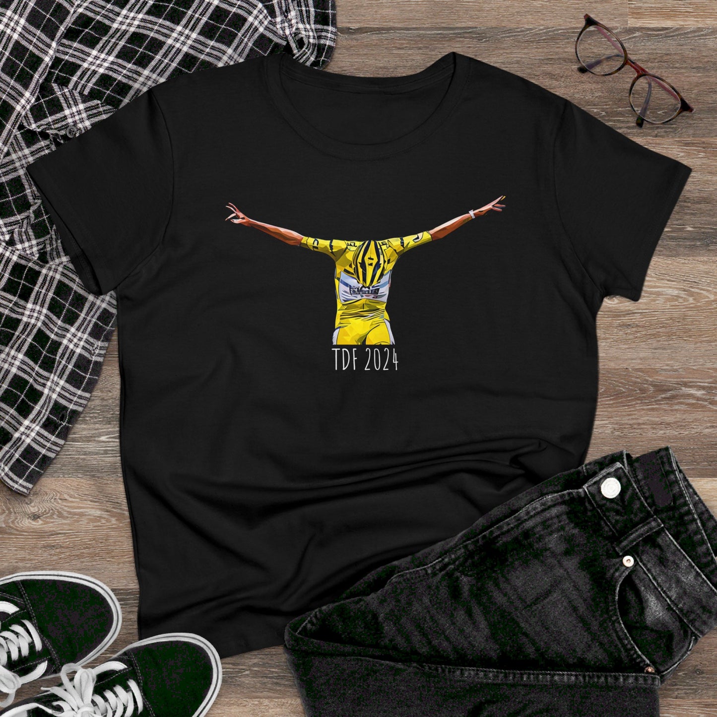 Tadej Pogacar vincitore  al Tour de France - Donna t-shirt