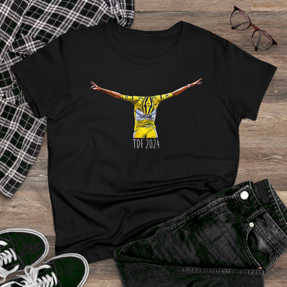 Tadej Pogacar vincitore  al Tour de France - Donna t-shirt