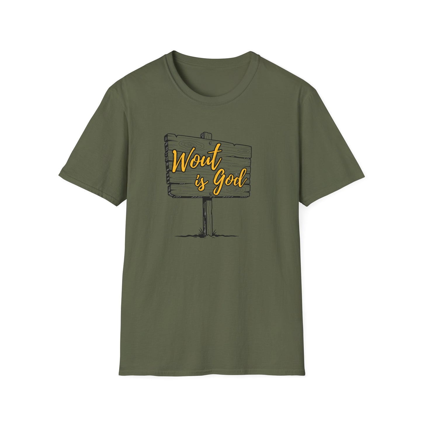 Wout Is God – T-Shirt for True Cycling Devotees