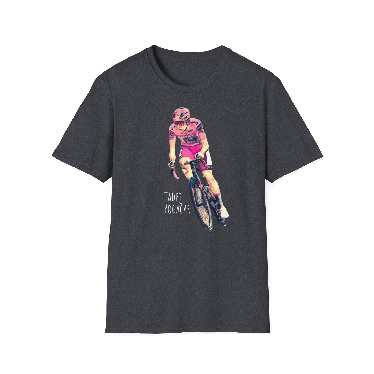Tadej Pogacar in maglia rosa | appassionati di ciclismo