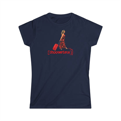 Shooterista con il Trolley T-Shirt – Donna