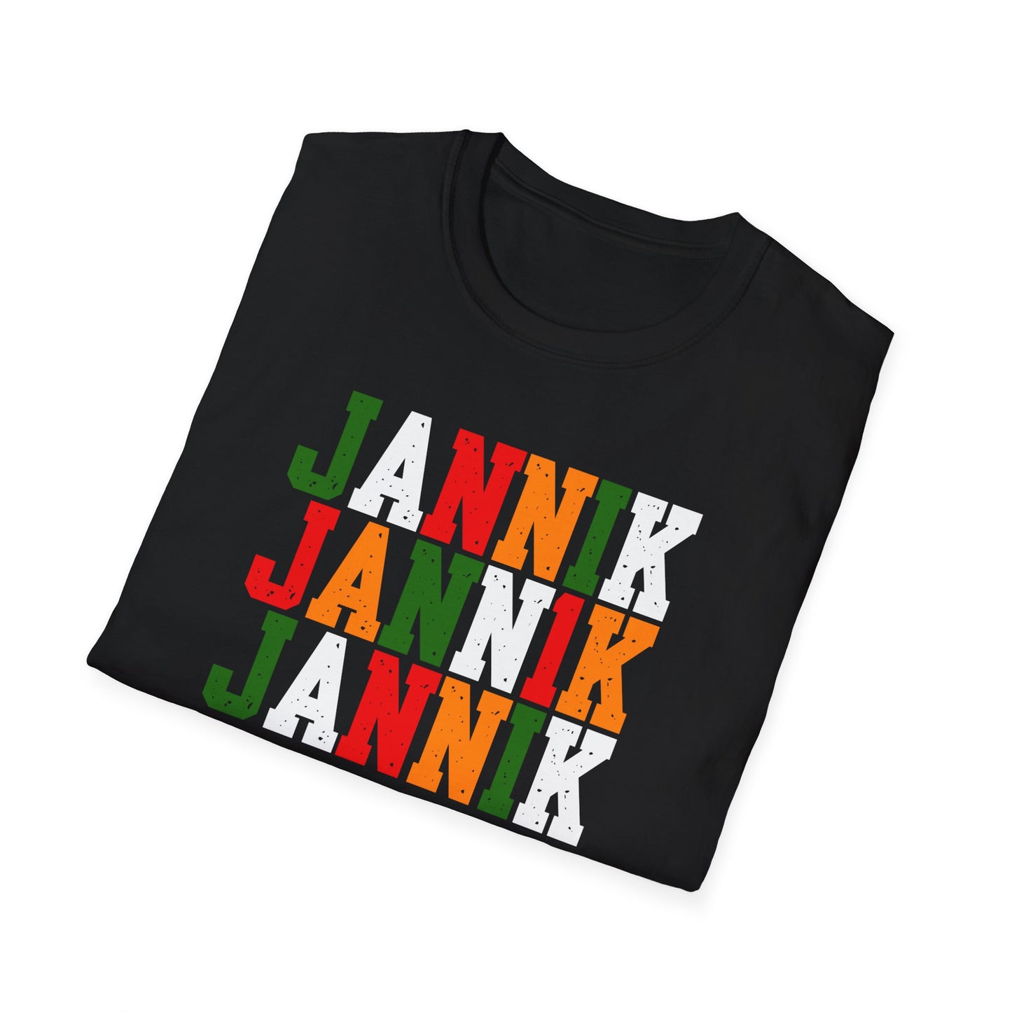 Jannik Sinner 1 – Design Iconico con Colori Bandiera Italiana