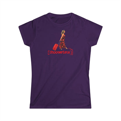 Shooterista con il Trolley T-Shirt – Donna