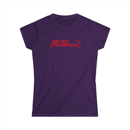 Bad Ass Shooterista Woman T-shirt