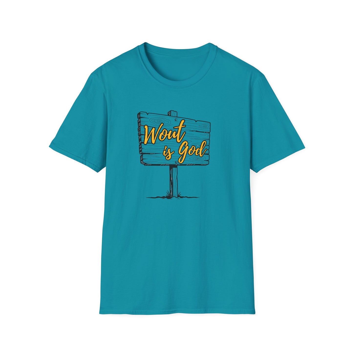 Wout Is God – T-Shirt for True Cycling Devotees
