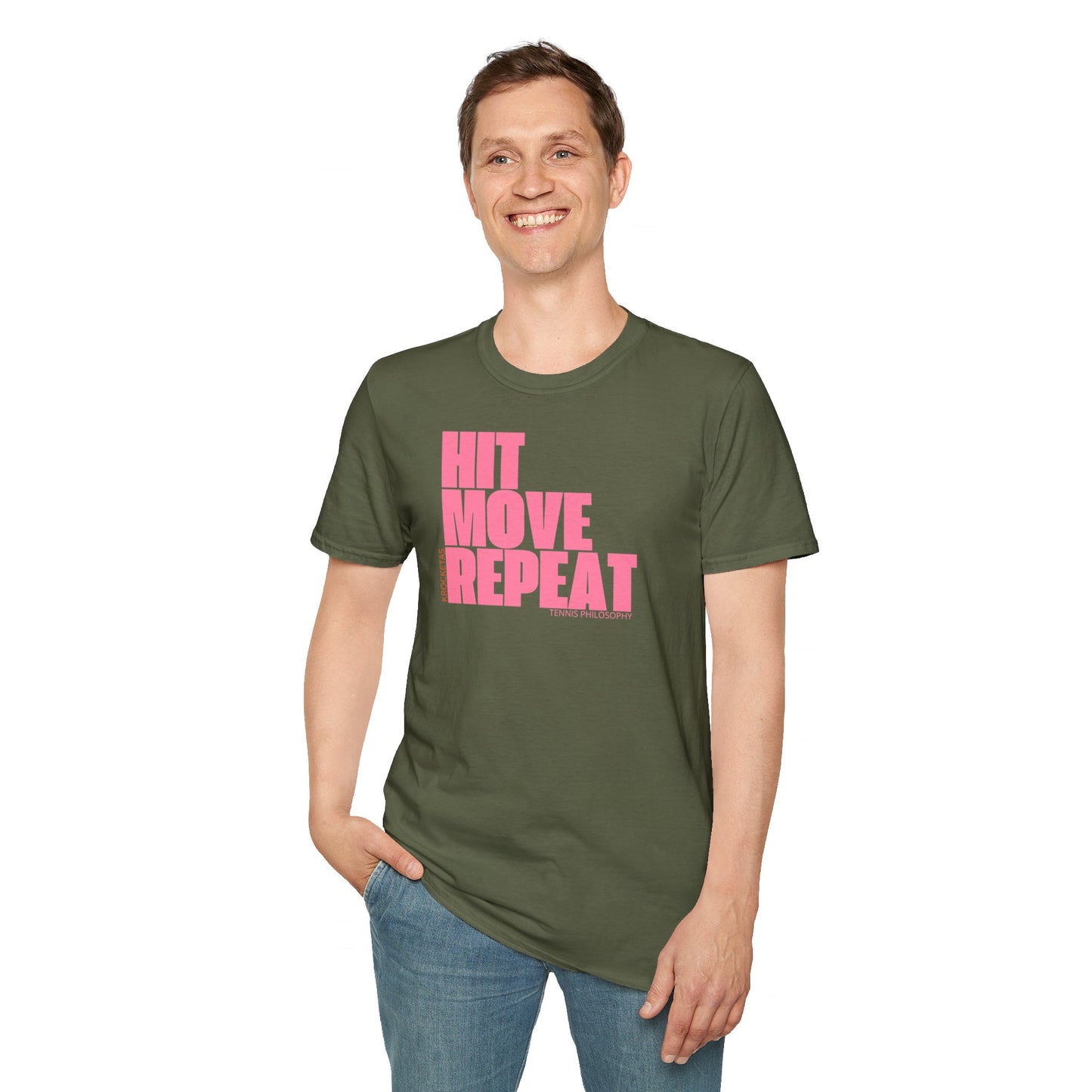 Hit Move Repeat - Tennis Philosophy Unisex