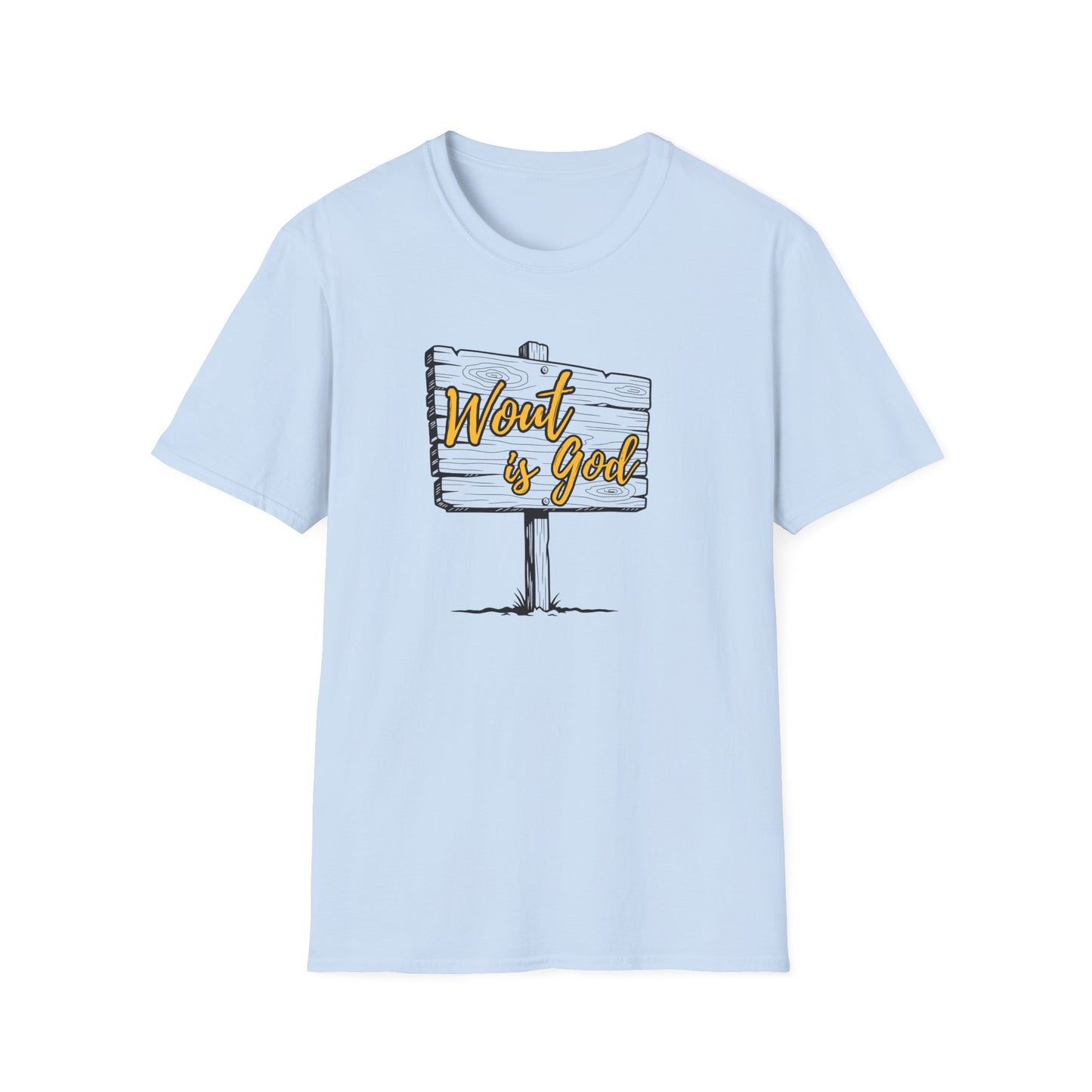 Wout Is God – T-Shirt for True Cycling Devotees