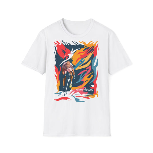 Marco Pantani legend Tshirt - design unico artista 2M