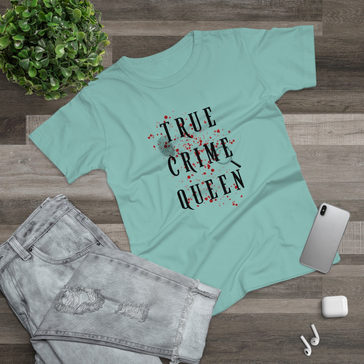 True Crime Queen -T-Shirt Donna