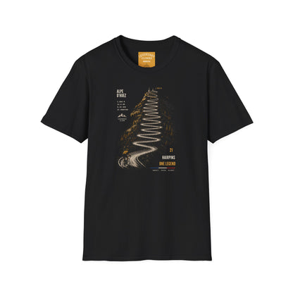 Alpe d'Huez Cycling T-Shirt — Iconic Climb Tee for Cycling Fans
