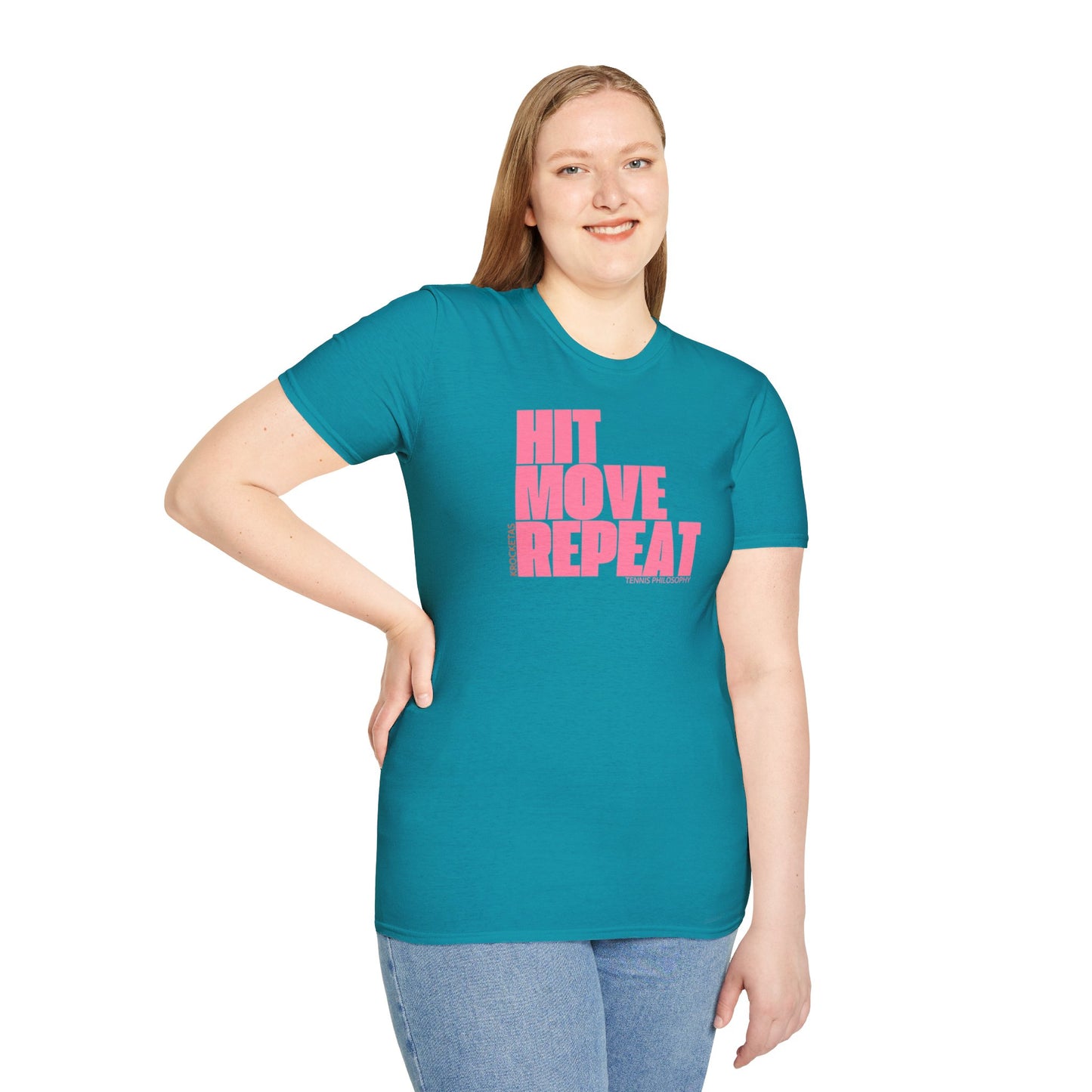 Hit Move Repeat - Tennis Philosophy Unisex