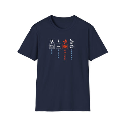 Basketball Lover  - 'eat sleep BASKET repeat'